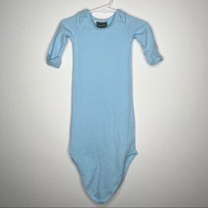 New honesty baby blue day gown knot Sz 3 mo